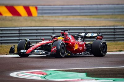 When and where is Hamilton testing with Ferrari next?