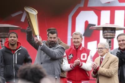 Ohio State Celebrates National Title Win With Fans