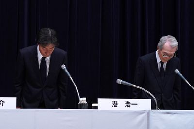 Top Fuji TV executives in Japan resign over sex scandal