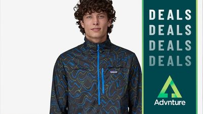 The awesome Patagonia Houdini Stash 1/2 Zip Pullover is "less than featherlight" for running in the cold – it's 41% off right now