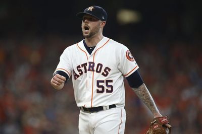 Astros trade relief pitcher Ryan Pressly to Cubs