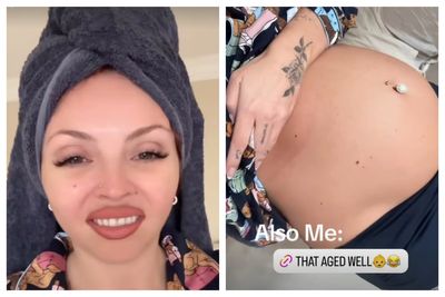 Jesy Nelson mocks her past comments about not wanting kids amid her twin pregnancy