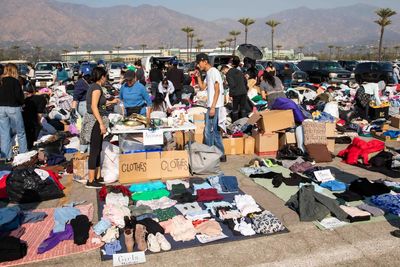 ‘Overwhelming’: what happens to 50,000lb of extra LA wildfire clothing donations?