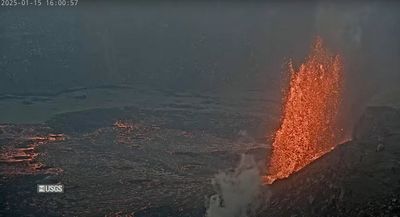 Hawaii's Kilauea volcano is spewing lava once again