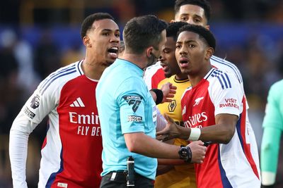 Arsenal submit Myles Lewis-Skelly appeal after controversial Wolves red card