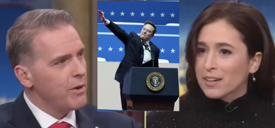 Republican Strategist Called Out On-Air for Defending Musk Salute: 'Do It Right Now If You Think It's Normal'