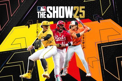 MLB The Show 25 cover features Paul Skenes, Gunnar Henderson and Elly De La Cruz