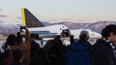 Boom Supersonic's XB-1 smashes the sound barrier — becoming the 1st civil aircraft to go supersonic in US history