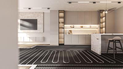 Underfloor heating is a luxury, but we’ve found an affordable way to have it in your home