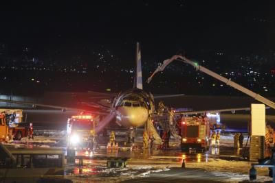 Passenger Plane Catches Fire Before Takeoff In South Korea