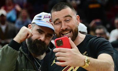 Jason Kelce’s NSFW response to Taylor Swift and Travis Kelce’s award nomination was perfect