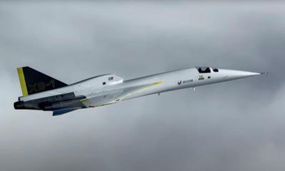 Supersonic prototype jet breaks sound barrier on US test flight