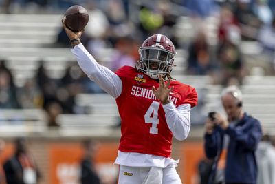 Alabama QB Jalen Milroe fails to separate himself after first Senior Bowl practice