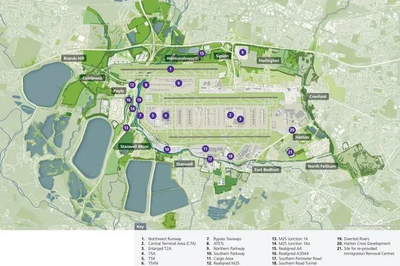 Heathrow third runway location – map reveals new area airport will cover