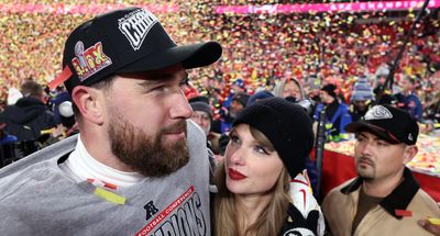 Mic’d-up video showed what Taylor Swift told Travis Kelce after the Chiefs’ AFC Championship win