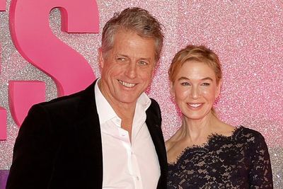 Renee Zellweger and Hugh Grant reunite and share joke at Bridget Jones UK premiere