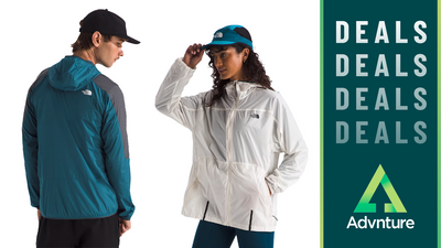 Hit the trails without worrying about a chill in these dependable half-price windbreakers from The North Face