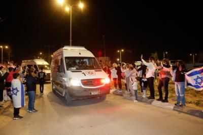 Seven Hostages, Including Two Israelis, Spotted At Handover Point