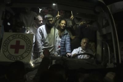 Seven Hostages Released To Red Cross In Khan Younis