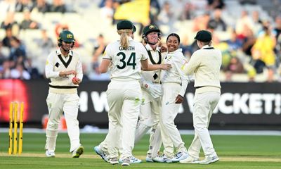 Australia’s King spins web that beguiles England’s batters in women’s Ashes Test