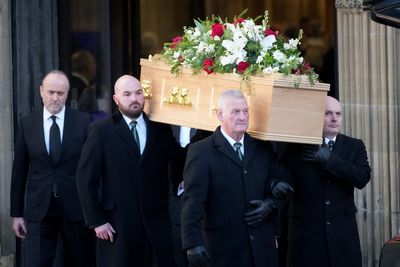 Tony Blair and Gordon Brown pay tribute to 'working class hero' at John Prescott's funeral