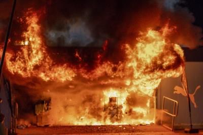 Fire Breaks Out At Manchester City's Stadium Merchandise Stand