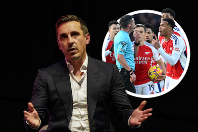 'Arsenal are very streetwise and are a tougher team now - but with social media now it inflames it to a level where referees are now getting death threats' Gary Neville outlines how Arsenal fans are contributing to toxic refereeing culture