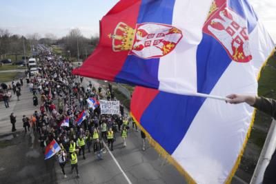 Serbian Students March For Justice And Accountability