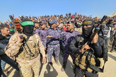 Sorrow, elation as Palestinians witness the release of Israeli captives
