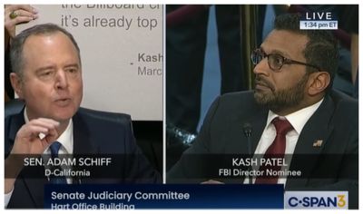 Kash Patel Refuses to Look At Capitol Guards In Tense Showdown With Democrat Adam Schiff: 'I'm Looking At You'