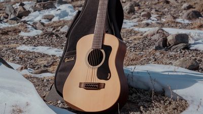 “A guitar that can easily be taken anywhere”: Guild has holiday practice covered with the Travel Spruce, a small-bodied short-scale with a “big sound”