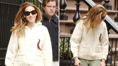 Sarah Jessica Parker's sandy UGG boots, khaki cargos and hooded knit look was so 2005 and 2025 all at once