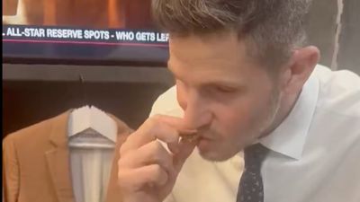 Harrowing Footage of Dan Orlovsky Eating a Peanut Butter Cup Raises Serious Questions