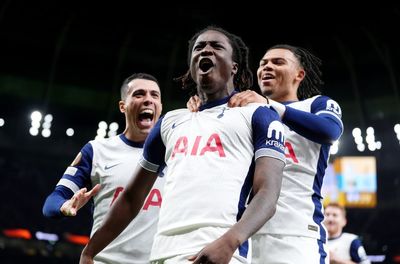 Tottenham 3-0 Elfsborg: Spurs seal Europa League top eight spot as youngsters shine in crucial victory