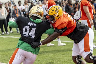 Best photos from 2025 Senior Bowl practices in Mobile