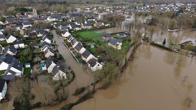 Western France battles worst floods in decades after triple storm assault