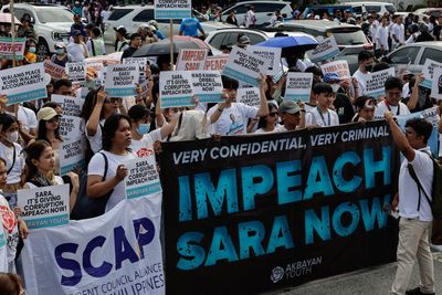 Thousands call for impeachment of Philippines Vice President Sara Duterte