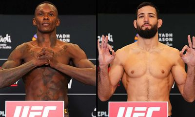 UFC Fight Night 250 weigh-in results: Adesanya vs. Imavov card official with one miss on prelims