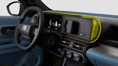 Base Fiat Grande Panda: No Center Screen, Just Plastic