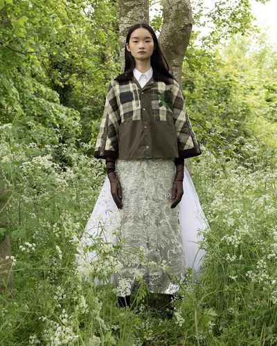 Erdem x Barbour Blends Utilitarian Silhouettes With Romantic Accents Perfect for Spring