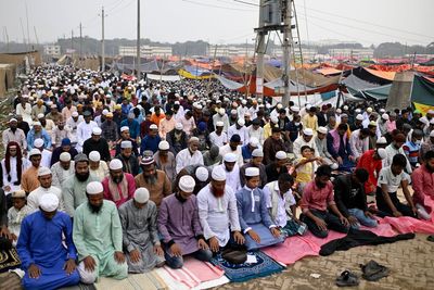 Tens of thousands of Muslims attend annual Biswa Ijtema event in Bangladesh