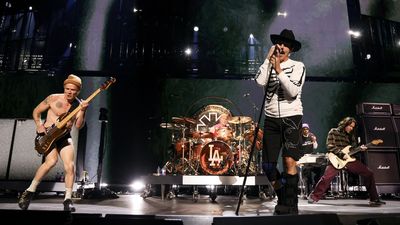 "Thank you for showing up LA." Watch Red Hot Chili Peppers' four-song set at star-studded FireAid benefit show in Los Angeles