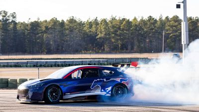The Ford Mustang Mach-E Gets A Two-Door NASCAR Makeover