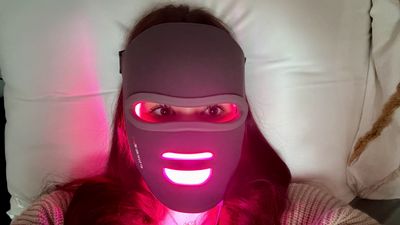 I tried this LED face mask and it helped me fall asleep in minutes and sleep through the night