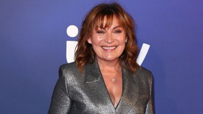 Lorraine Kelly's olive green faux leather dress is an edgy but classy outfit that's under £60