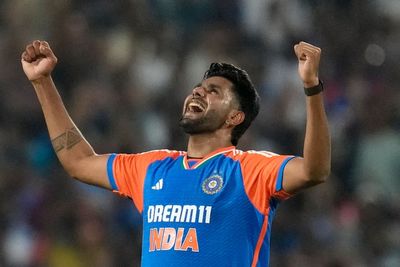 Controversial concussion sub Harshit Rana leads India to series-winning T20 victory over England