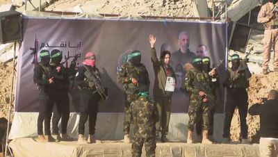 Watch: Hamas releases Israeli hostages as part of ceasefire deal