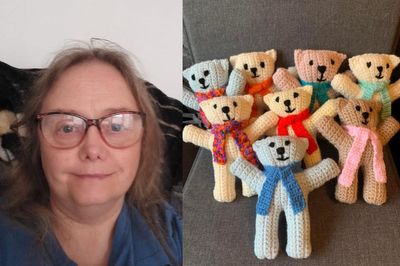 Craft group creates teddies to provide solace for thousands of vulnerable people