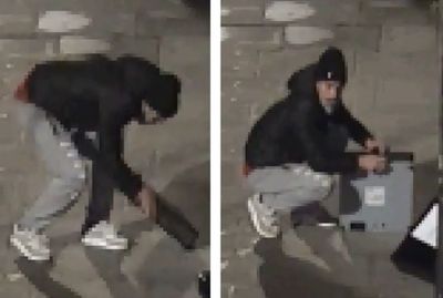 Watch: Burglars caught red-handed after failing to open empty tills stolen from Camden restaurant