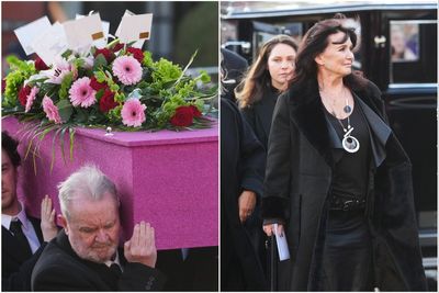 Linda Nolan laid to rest in sparkling pink coffin as sister Coleen and Shane Richie among mourners